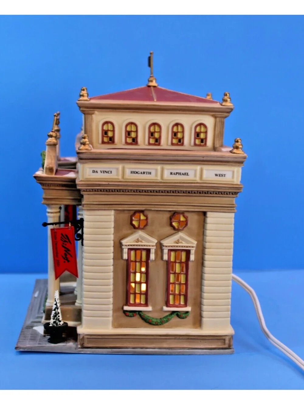 Vtg 1994 Heritage Christmas in the City Heritage Museum of Art Porcelain NIB